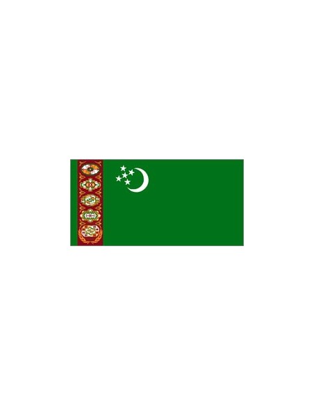 BANDIERA TURKMENISTAN CM 70X100