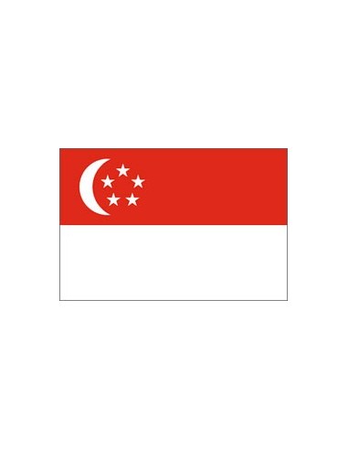 BANDIERA SINGAPORE CM 150X220