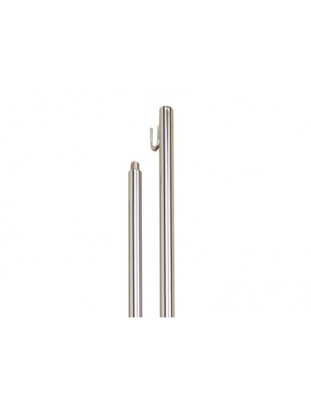 ASTA INTERNO OTTONE CROMATO CM 180 2 PZ