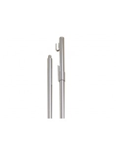 ASTA PER GONFALONE FERRO CROMATO CM 150 2 PZ