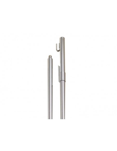 ASTA PER GONFALONE FERRO CROMATO CM 180 2 PZ
