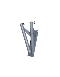 SUPPORTO A PARETE 2 POSTI PER ASTE DIAM. 22 MM
