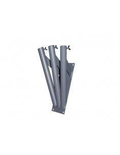 SUPPORTO A PARETE 3 POSTI PER ASTE DIAM. 22 MM
