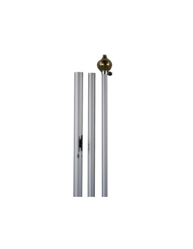 PENNONE ALLUMINIO ANODIZZATO CM 80/65/50 MT 7