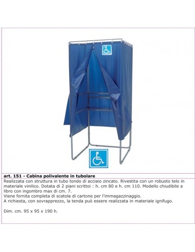 CABINA POLIVALENTE IN TUBOLARE