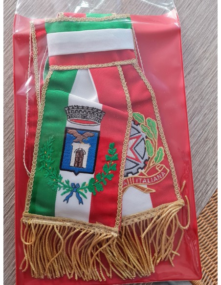 Fascia da Sindaco con bordino dorato